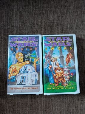 Star Wars Droids & Ewoks VHS Set